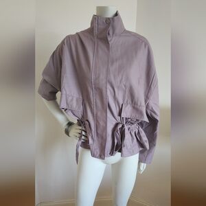 Anthropologie Mauve Utility Jacket
